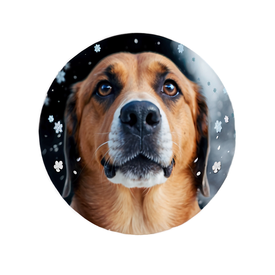 Dog Nose With Snowflakes Png 06272024 PNG image