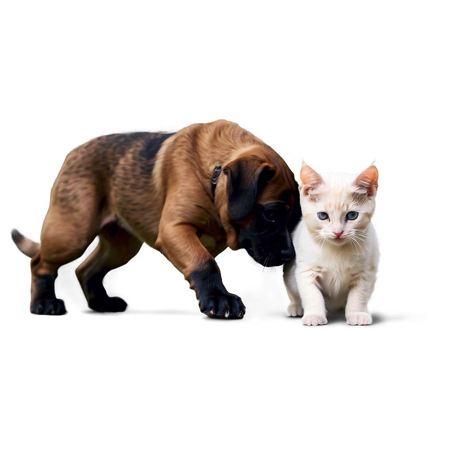 Dog Protecting Cat Png Ooy38 PNG image