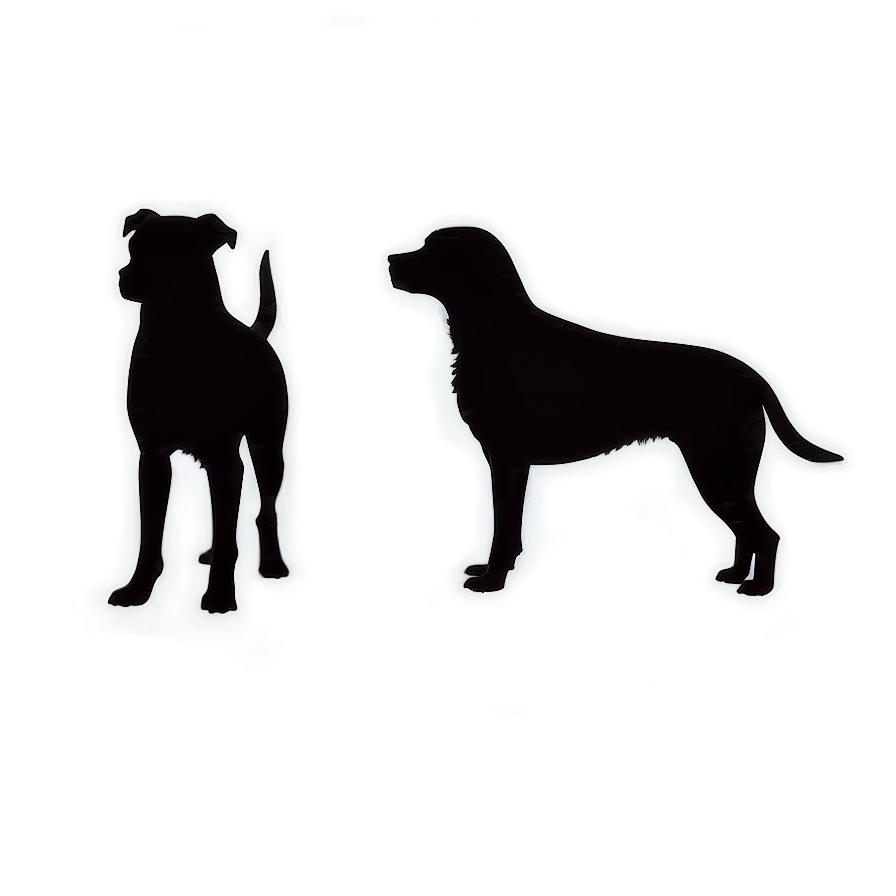 Dog Silhouette Outline Png 10 PNG image