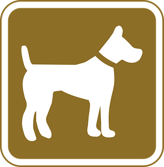 Dog Silhouette Sign PNG image
