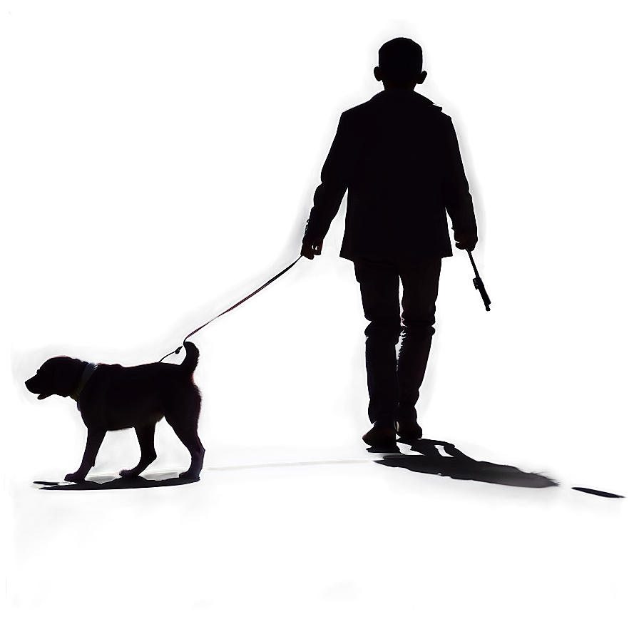 Dog Silhouette Walking Png 1 PNG image