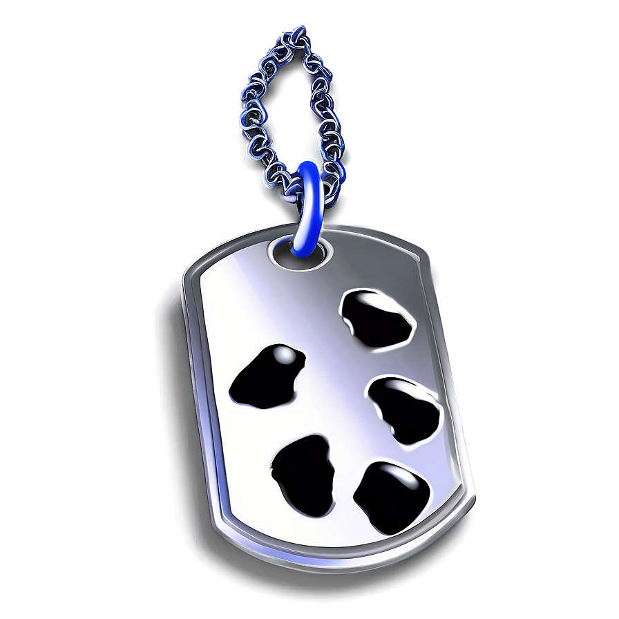 Dog Tag With Paw Print Png Ogj74 PNG image