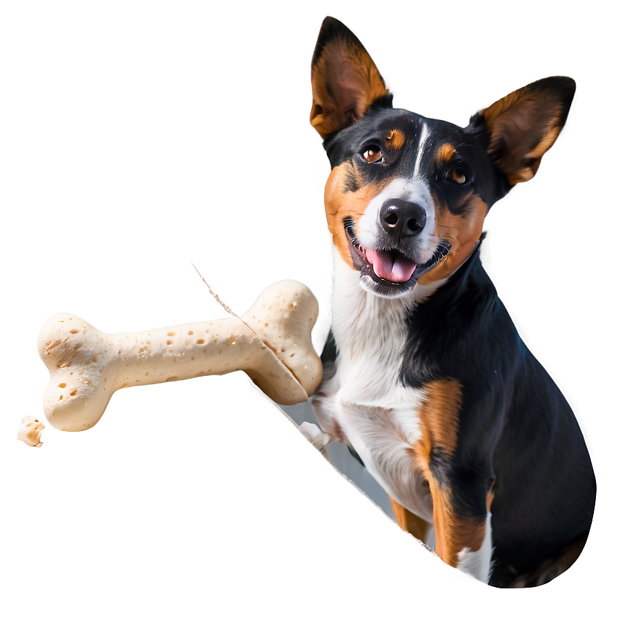 Dog With Bone Png 04292024 PNG image