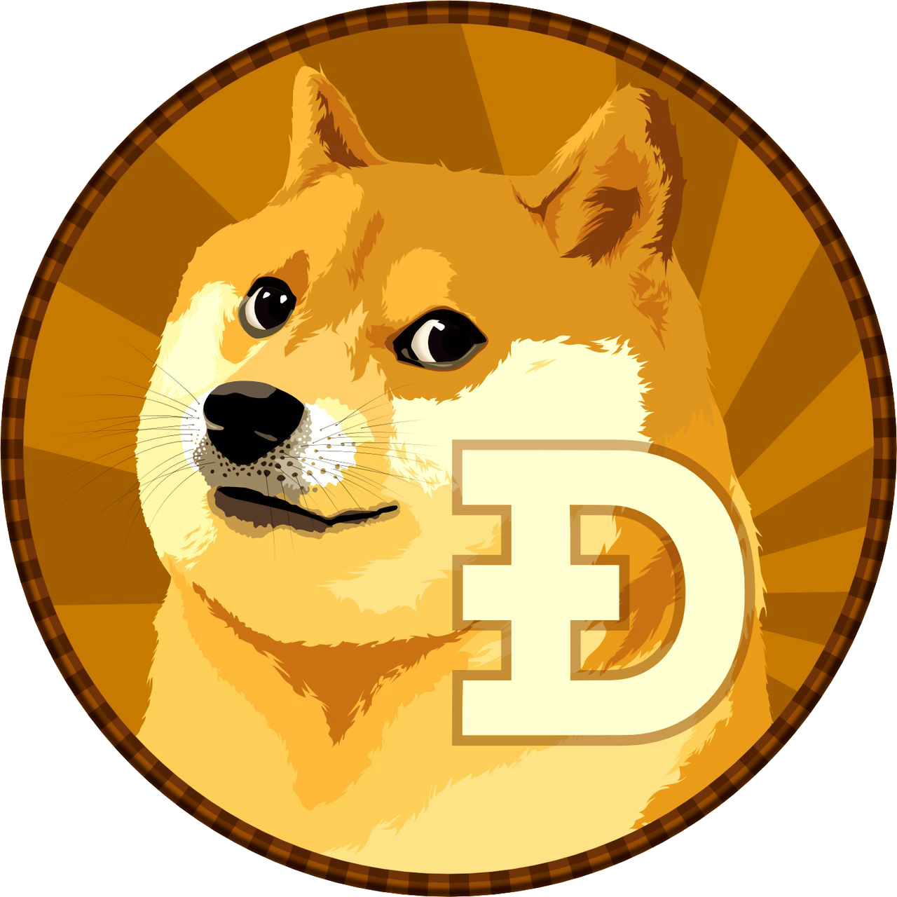 Dogecoin Cryptocurrency Mascot PNG image