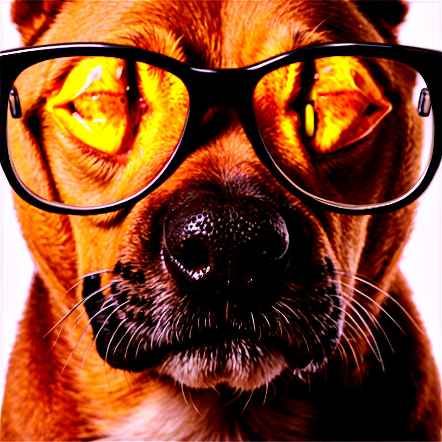 Dogs With Glasses Png 05242024 PNG image