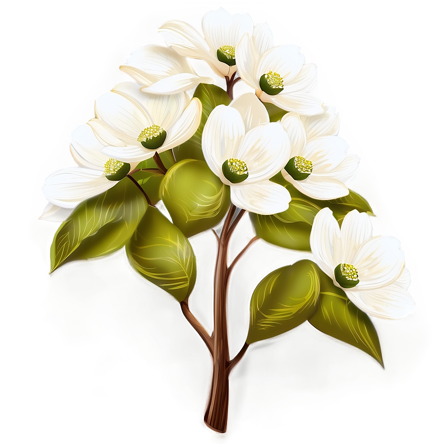 Dogwood D PNG image