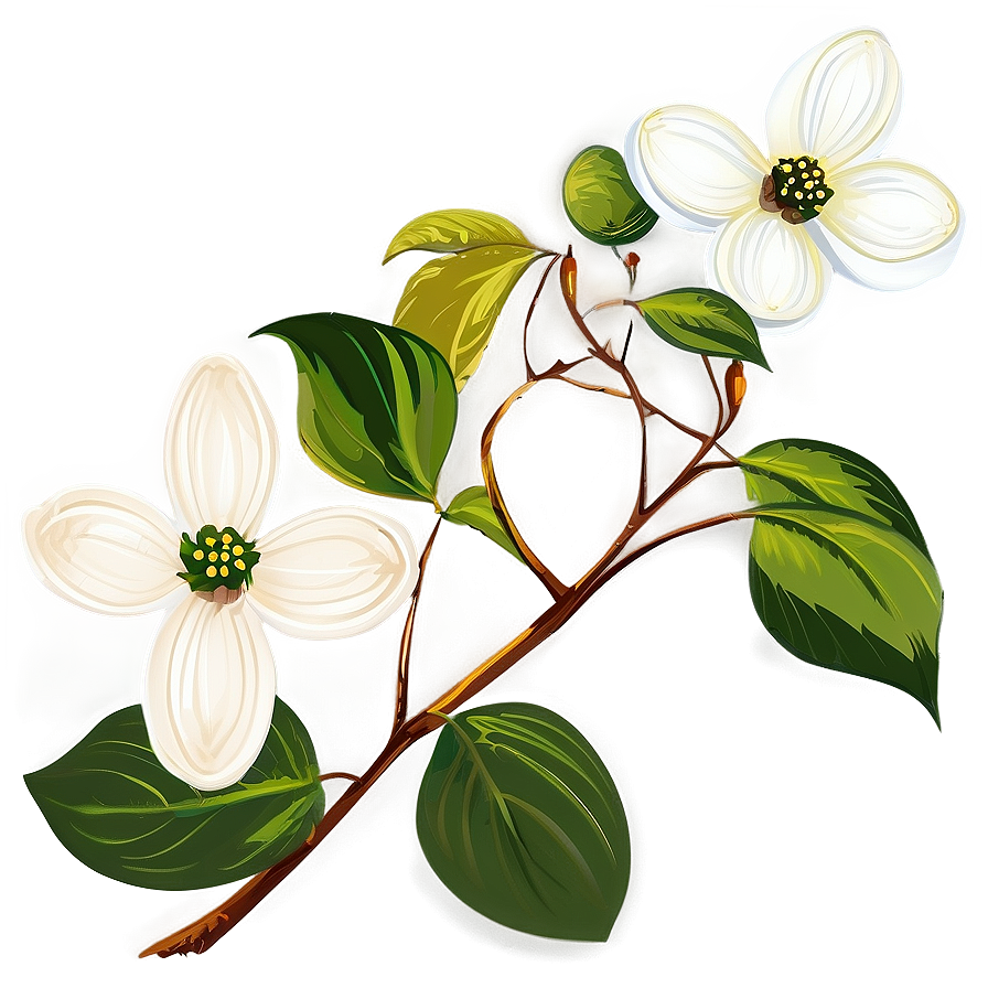 Dogwood Illustration Png 66 PNG image