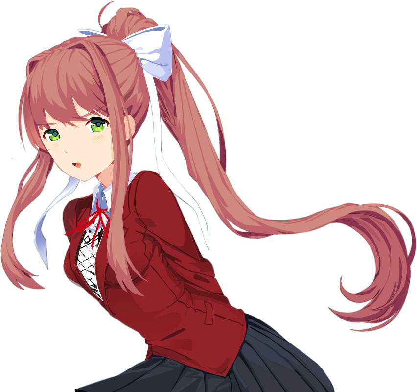 Doki Doki Literature Club Monika Png Images (100++)