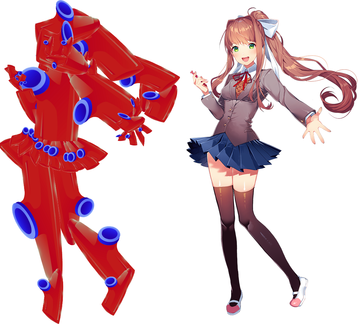 Doki Doki Literature Club Monika Png Images (100++)