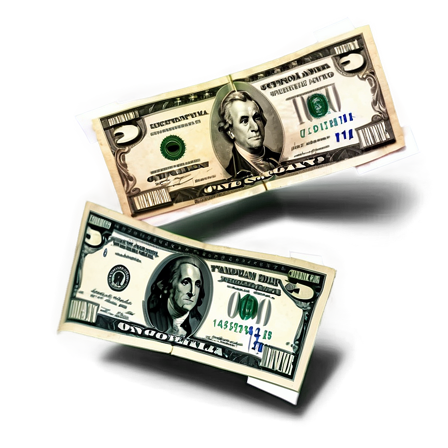 Dollar Bills Bundle Png 06132024 PNG image