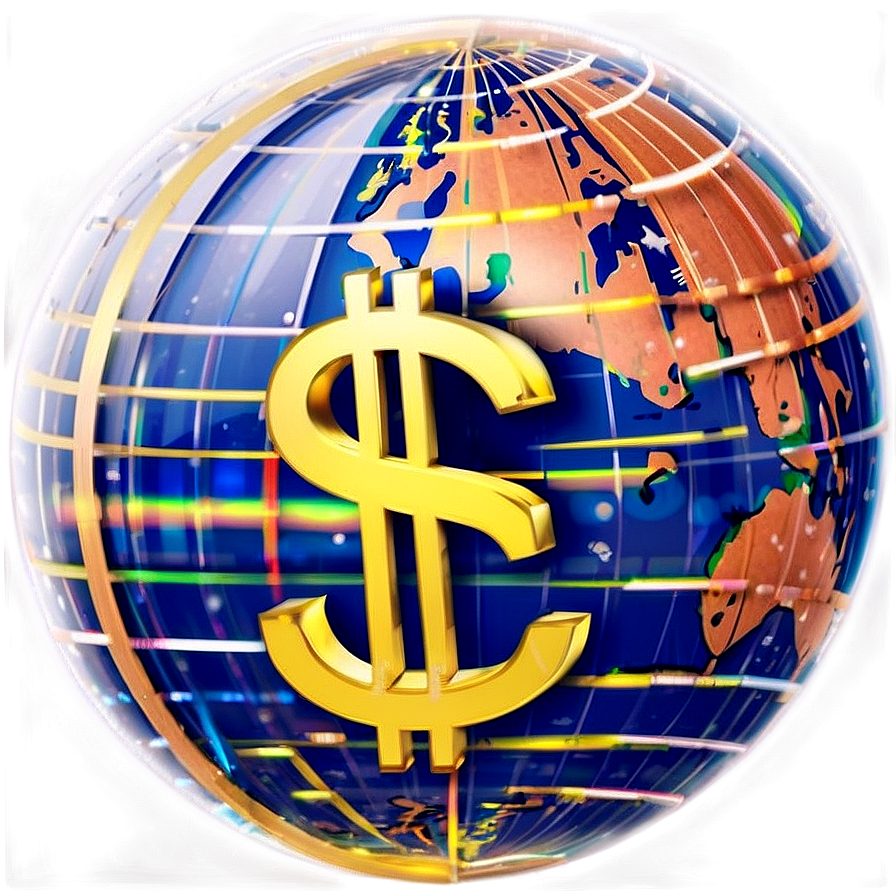 Dollar Sign In Globe Png 43 PNG image