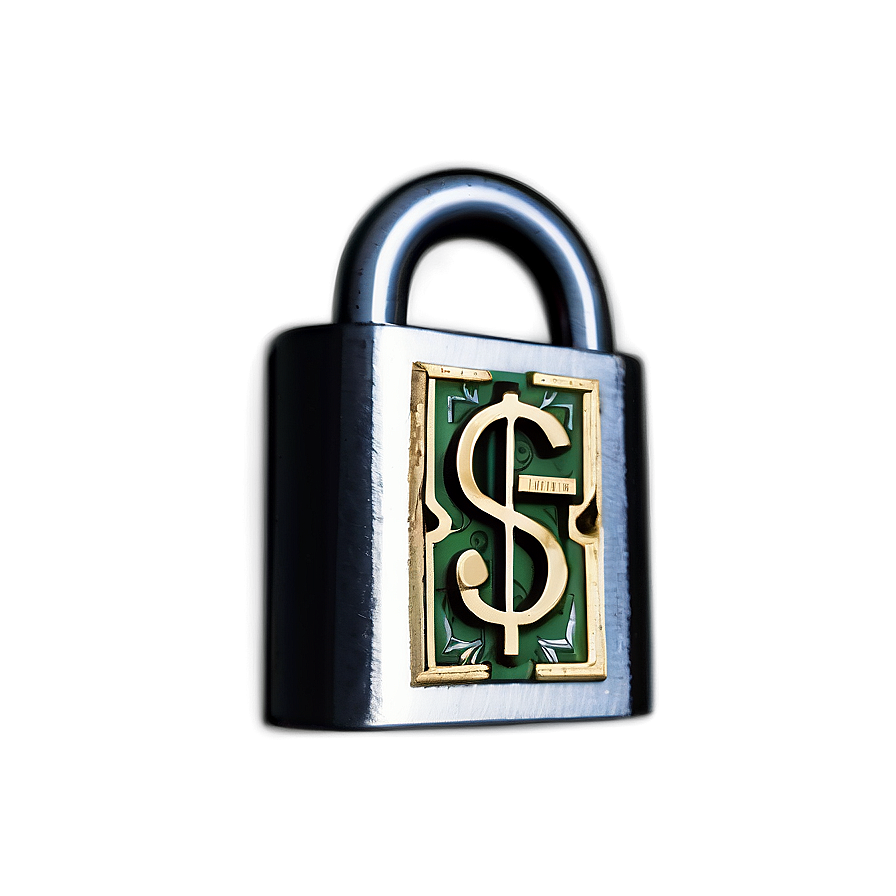 Dollar Sign In Lock Png 05242024 PNG image