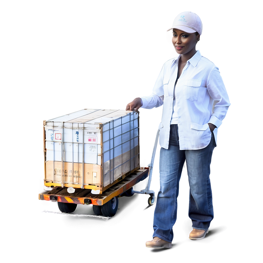 Dolly With Cargo Png 06242024 PNG image