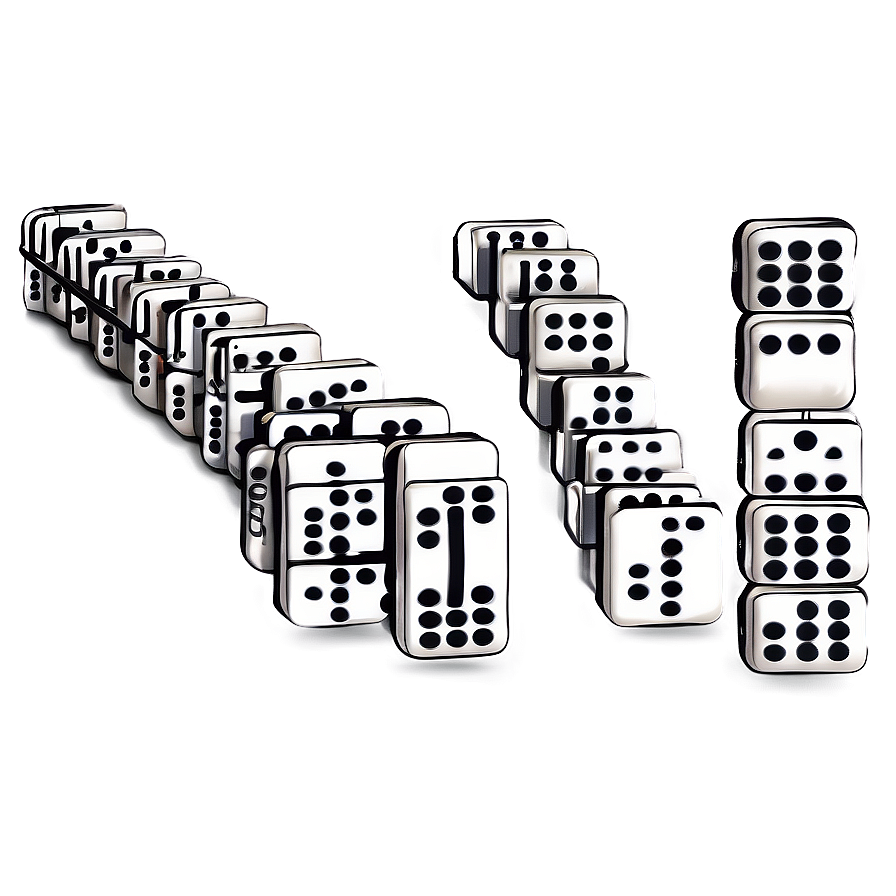 Dominoes Game For Learning Math Png 06122024 PNG image