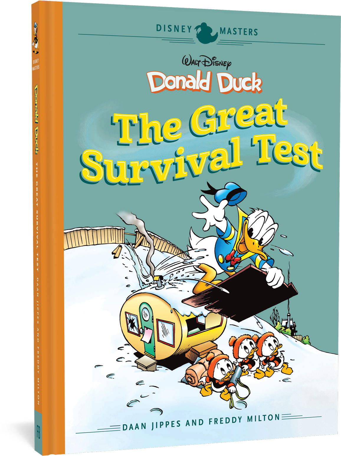 Donald Duck Great Survival Test Comic PNG image