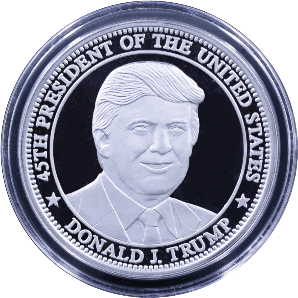 Donald Trump Presidential Coin PNG image