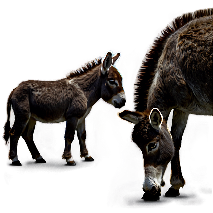 Donkey Family Png Sht PNG image