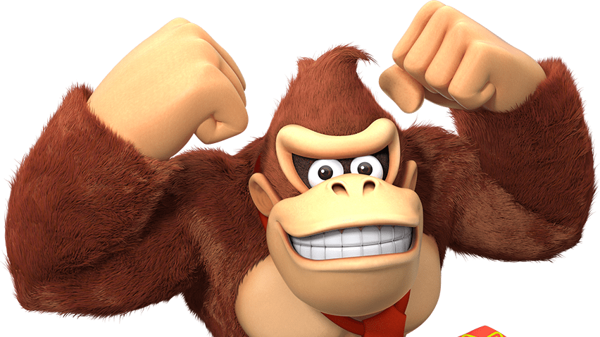 Donkey Kong Animated Character Pose PNG image