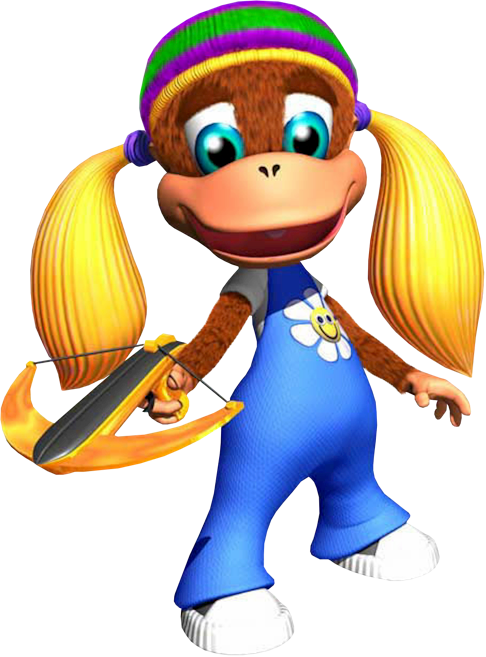 Donkey Kong Character Tiny Kong PNG image