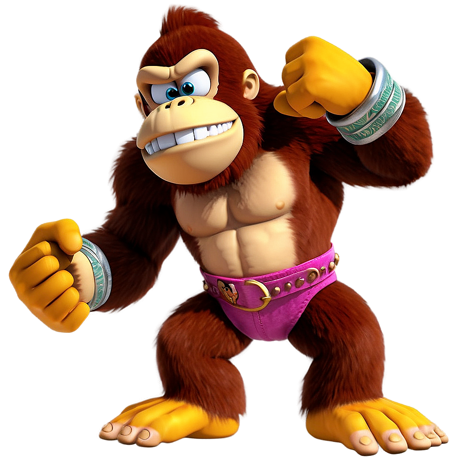 Donkey Kong In Battle Gear Png 05232024 PNG image