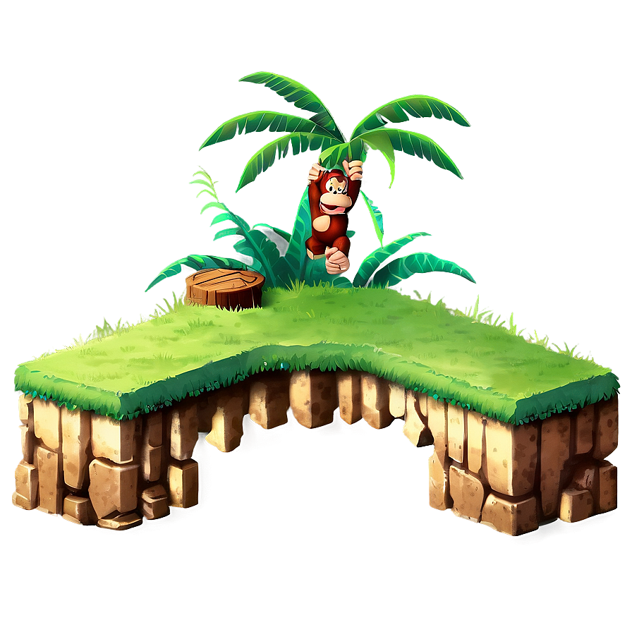 Donkey Kong Jungle Background Png 05232024 PNG image