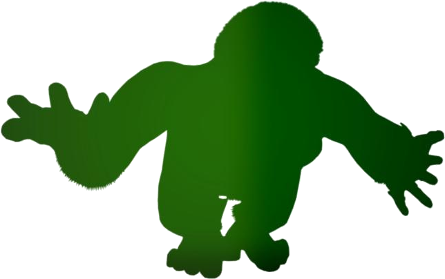 Donkey Kong Silhouette PNG image