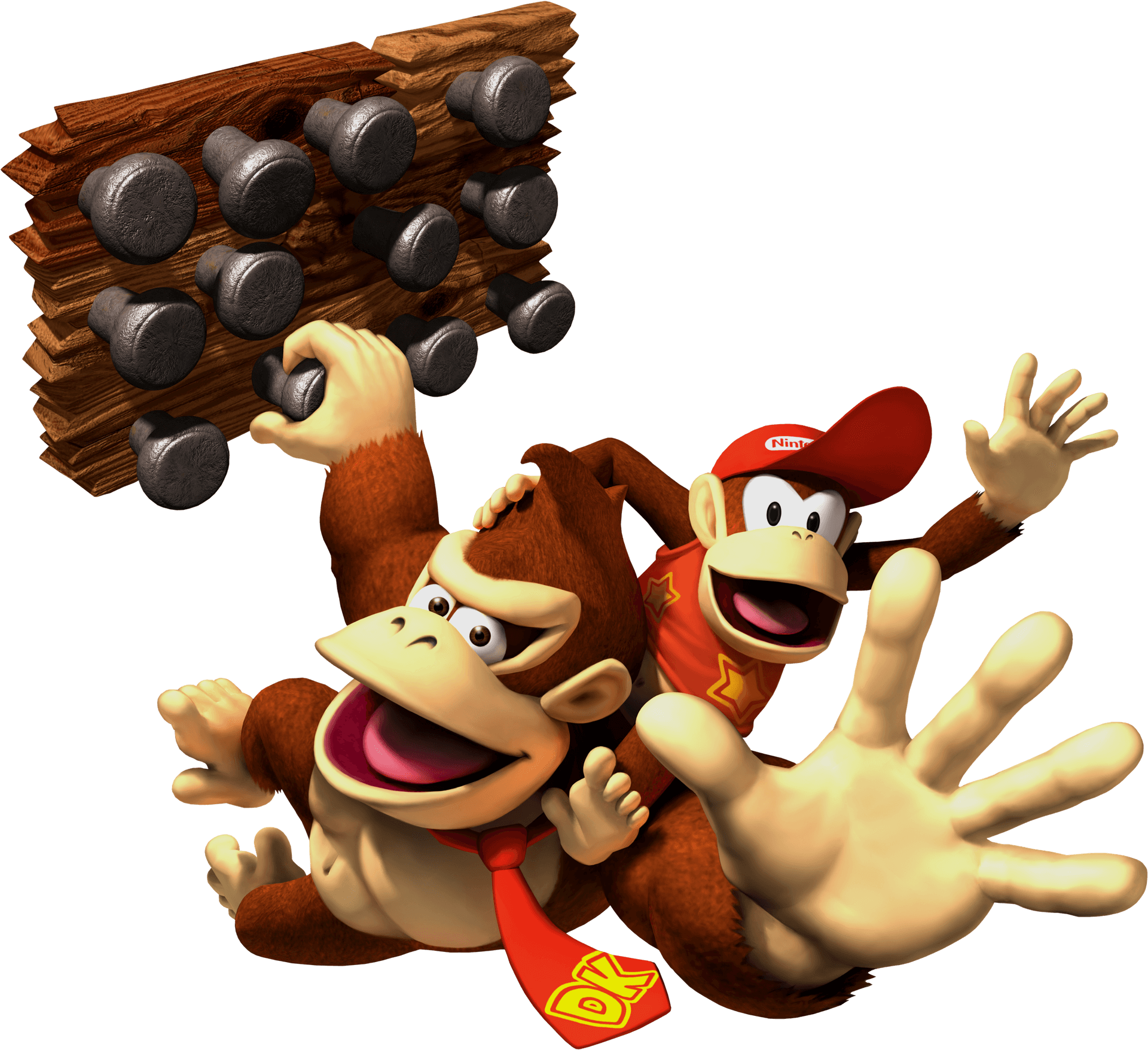 Donkey Kongand Diddy Kong Adventure PNG image