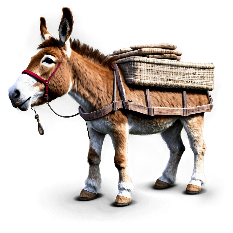 Donkey With Cart Png Qfi89 PNG image