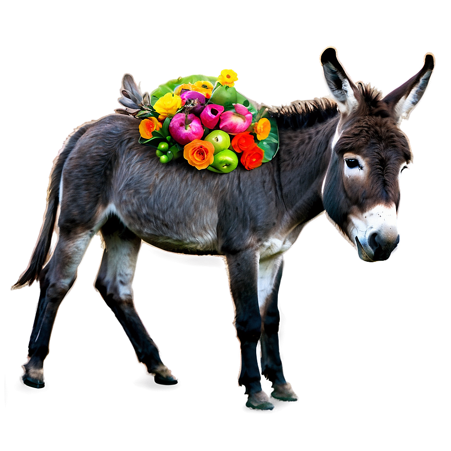 Donkey With Hat Png Ldx PNG image