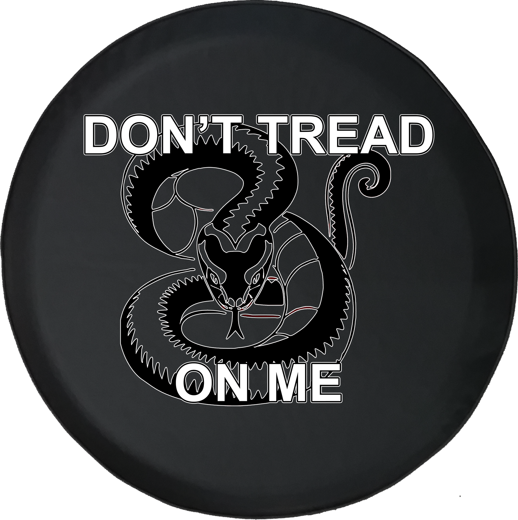 Dont Tread On Me Snake Design PNG image