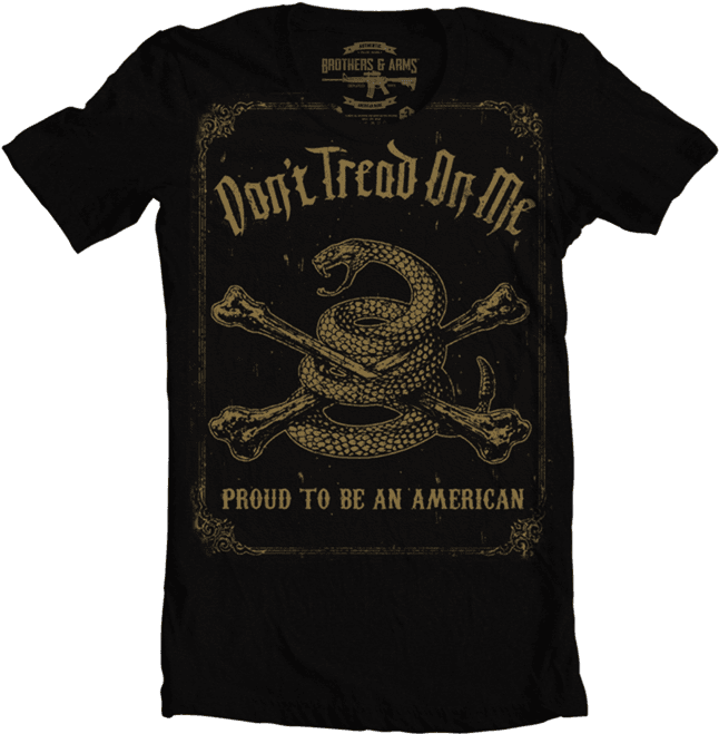 Dont Tread On Me T Shirt Design PNG image
