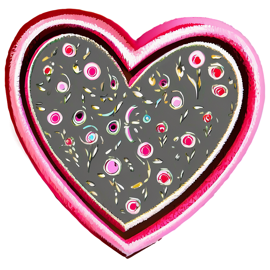 Doodle Heart Outline Png 77 PNG image