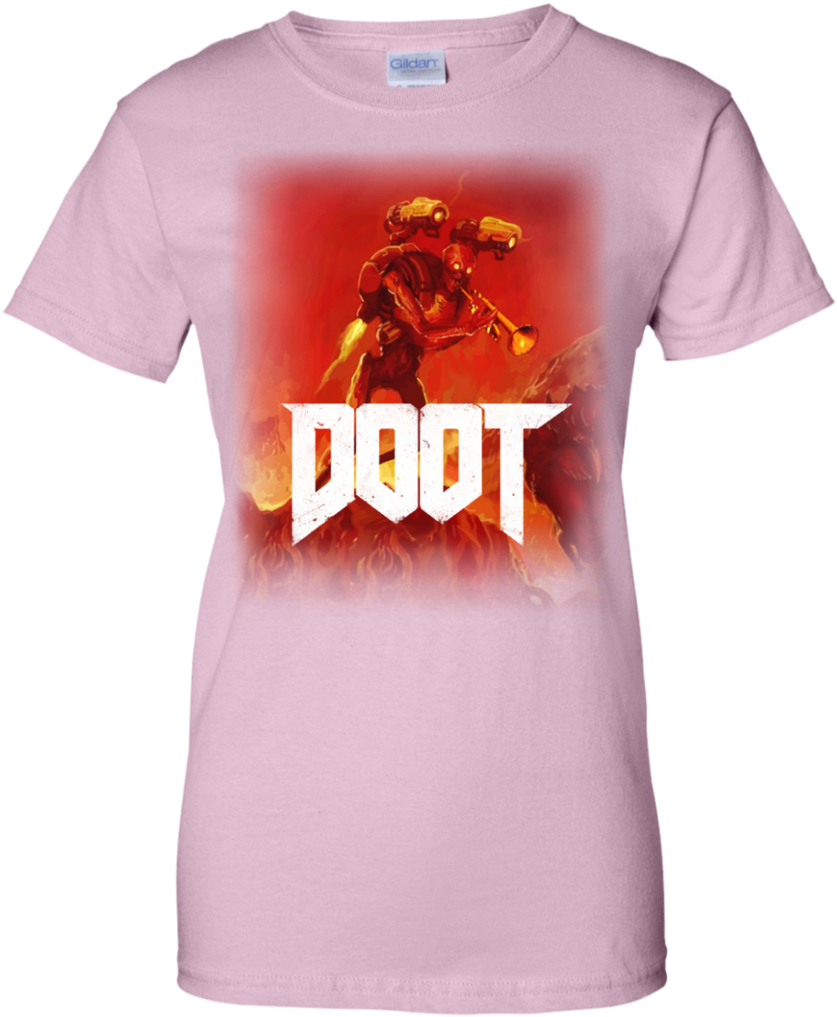 Doot Musician Skeleton T Shirt Design PNG image