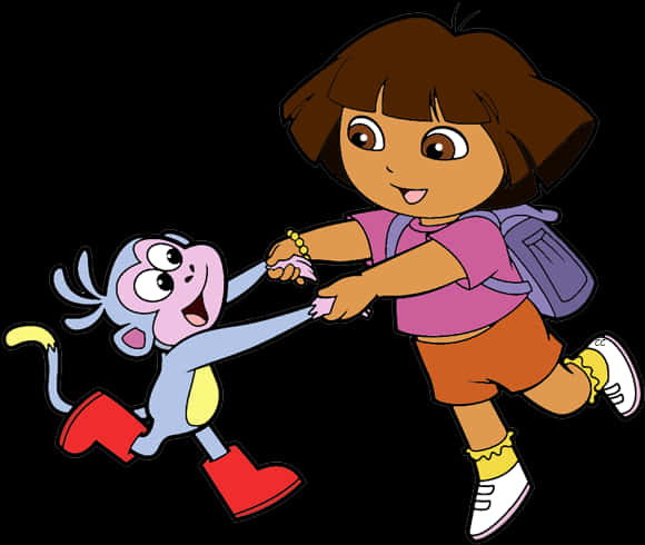 Dora_and_ Boots_ Adventure PNG image