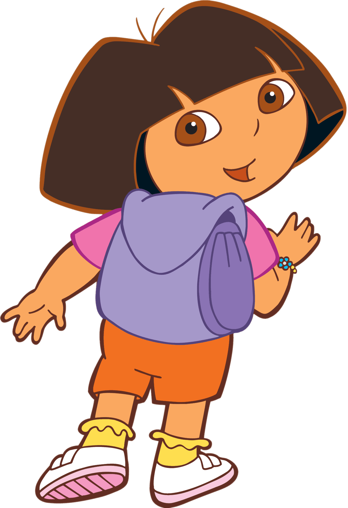 Dora The Explorer Animated Character PNG image