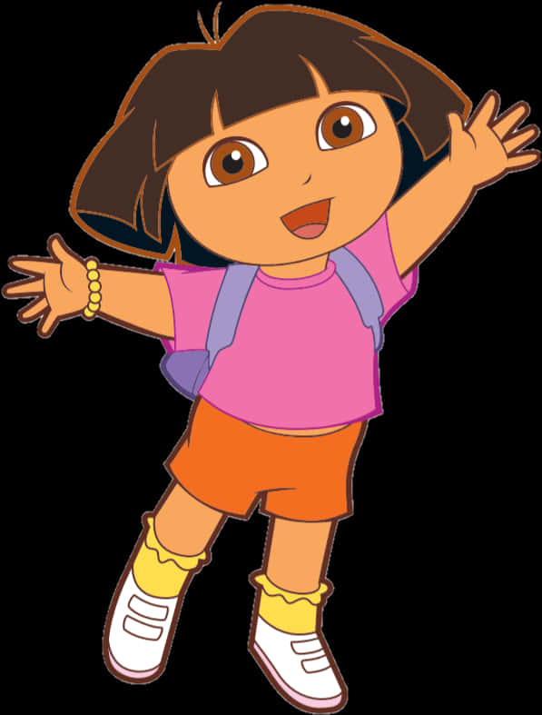 Dora The Explorer Cartoon Character PNG image