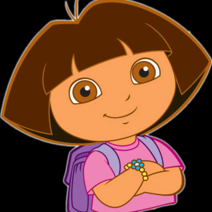 Dora The Explorer Cartoon Character PNG image