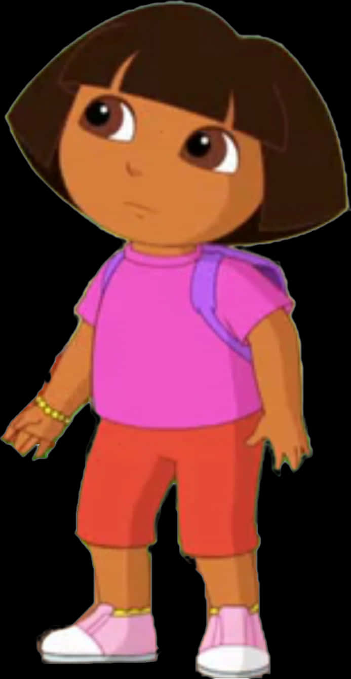 Dora The Explorer Standing PNG image