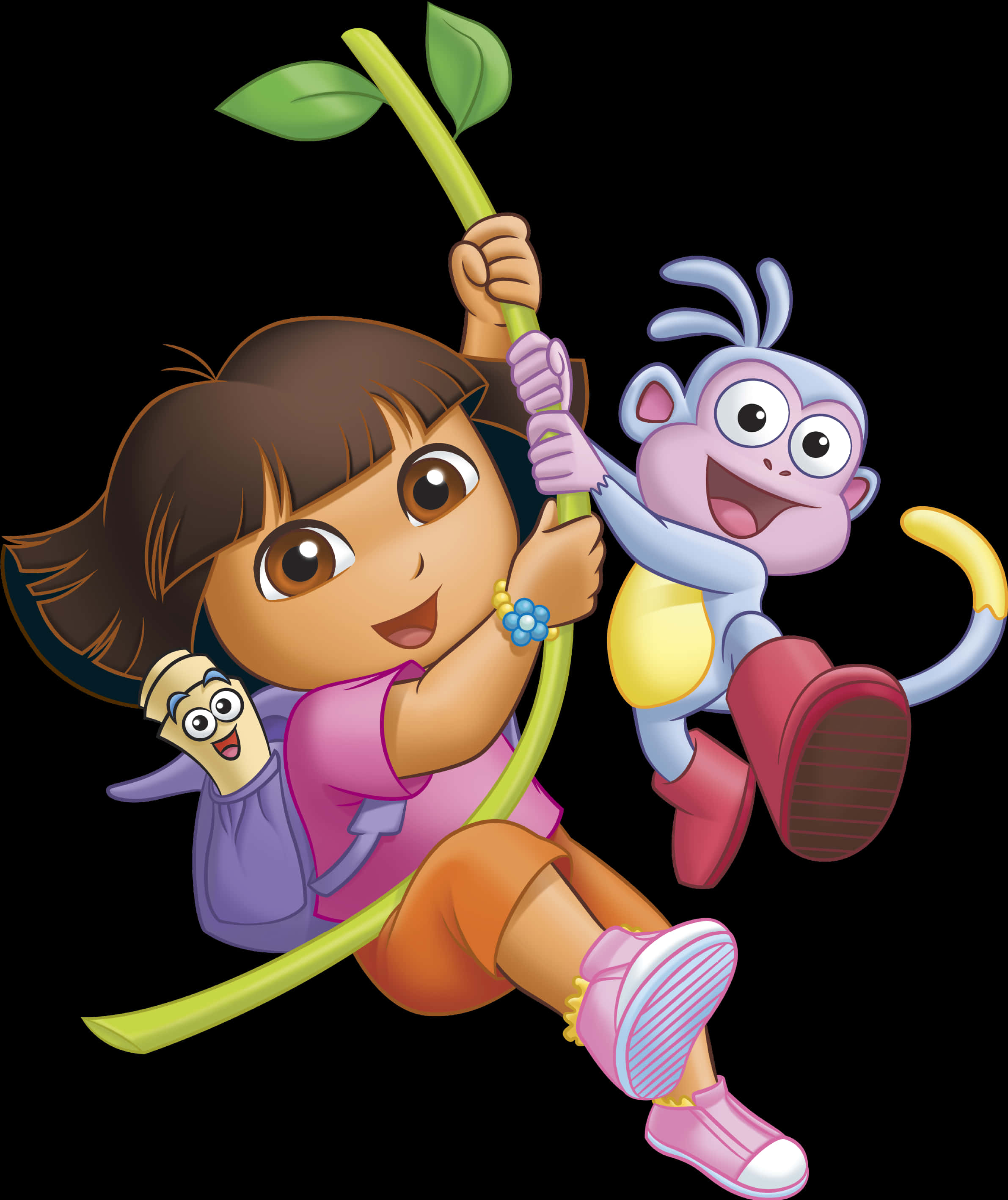 Doraand Boots Swinging Adventure PNG image