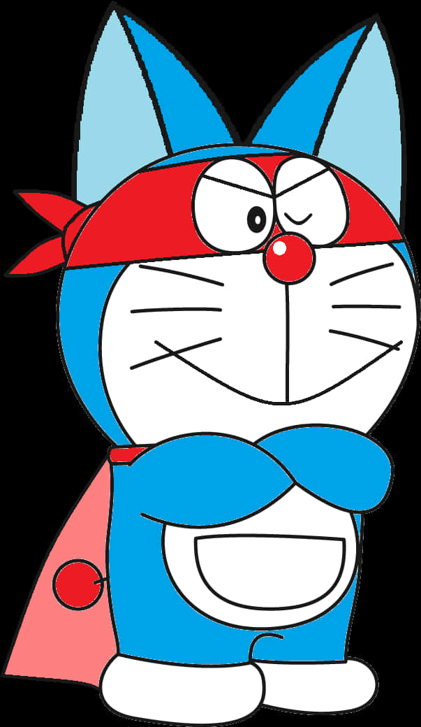 Doraemon Superhero Version PNG image