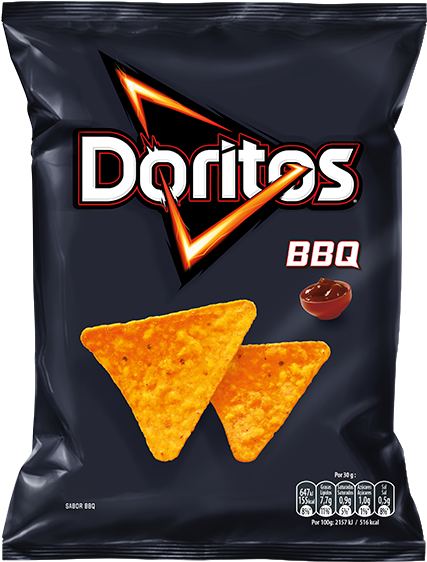 Doritos B B Q Flavor Chip Package PNG image