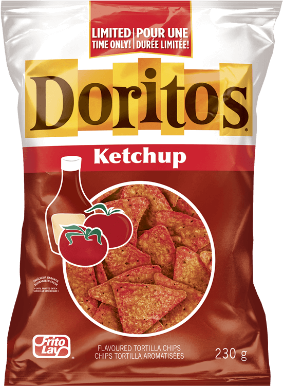 Doritos Ketchup Flavored Limited Edition PNG image