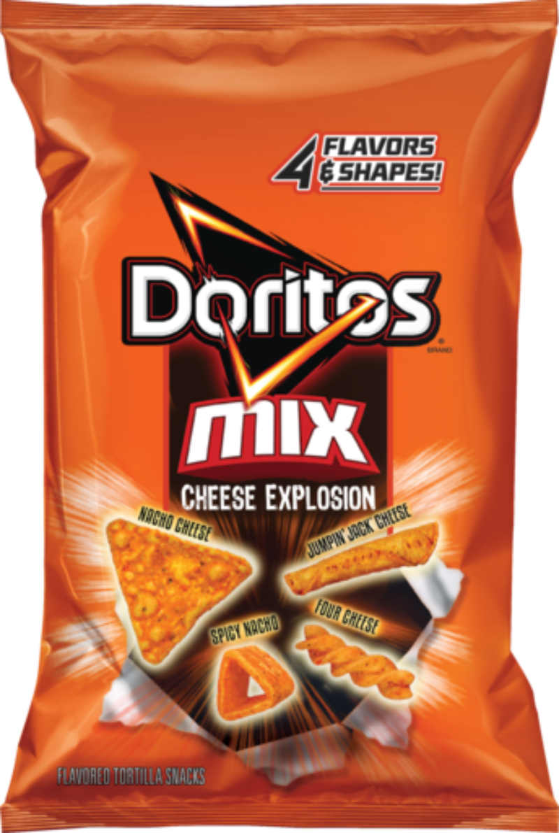 Doritos Mix Cheese Explosion Pack PNG image