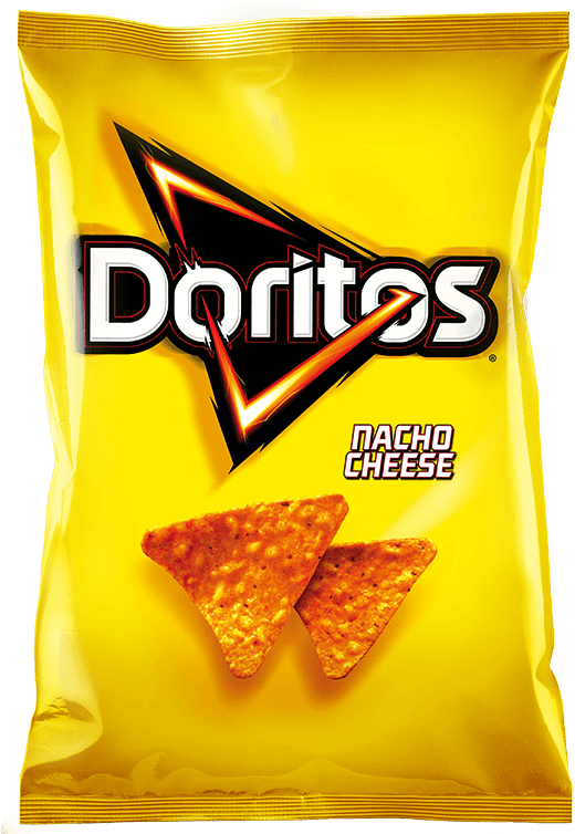 Doritos Nacho Cheese Flavor Package PNG image