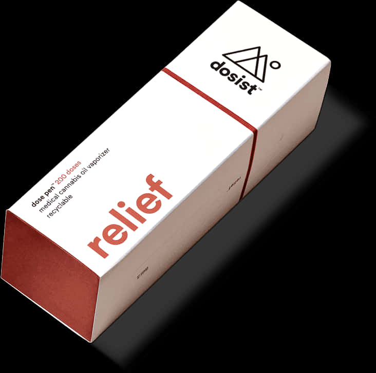 Dosist Relief Dose Pen Packaging PNG image