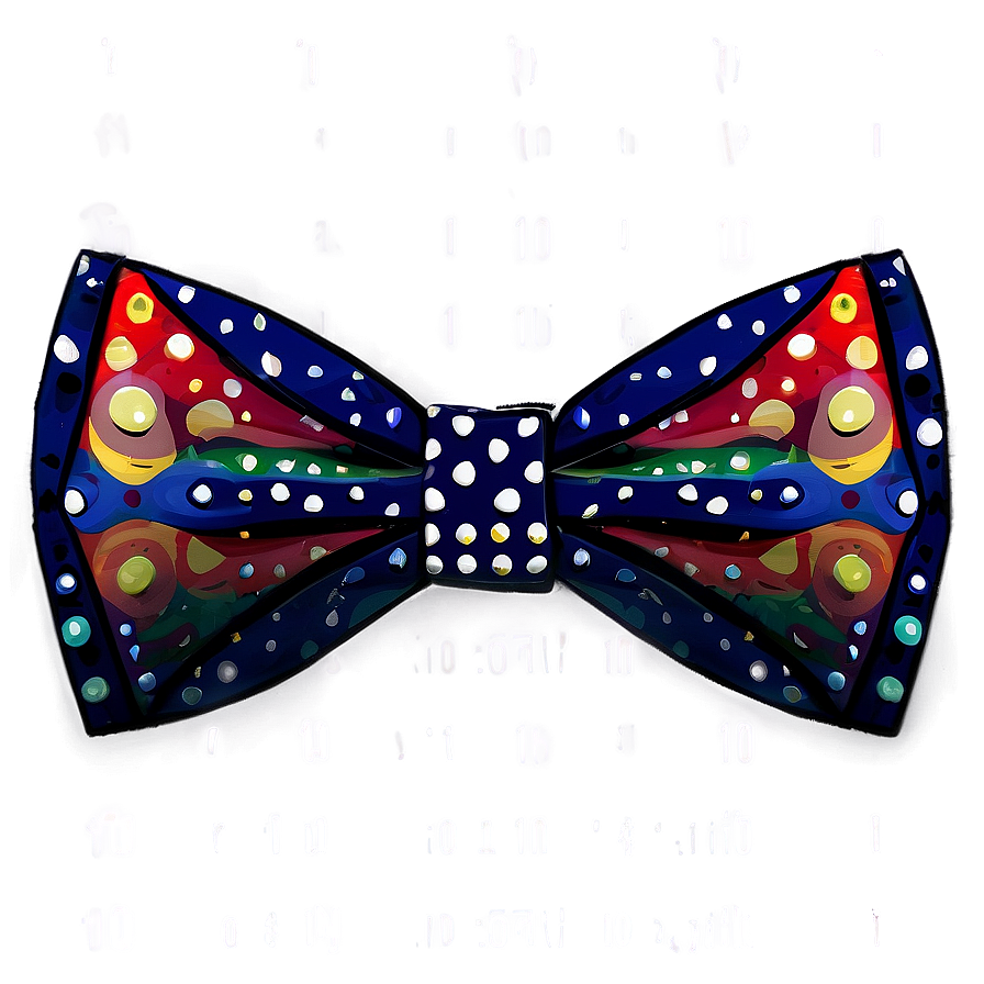 Dotted Bow Tie Png 05252024 PNG image