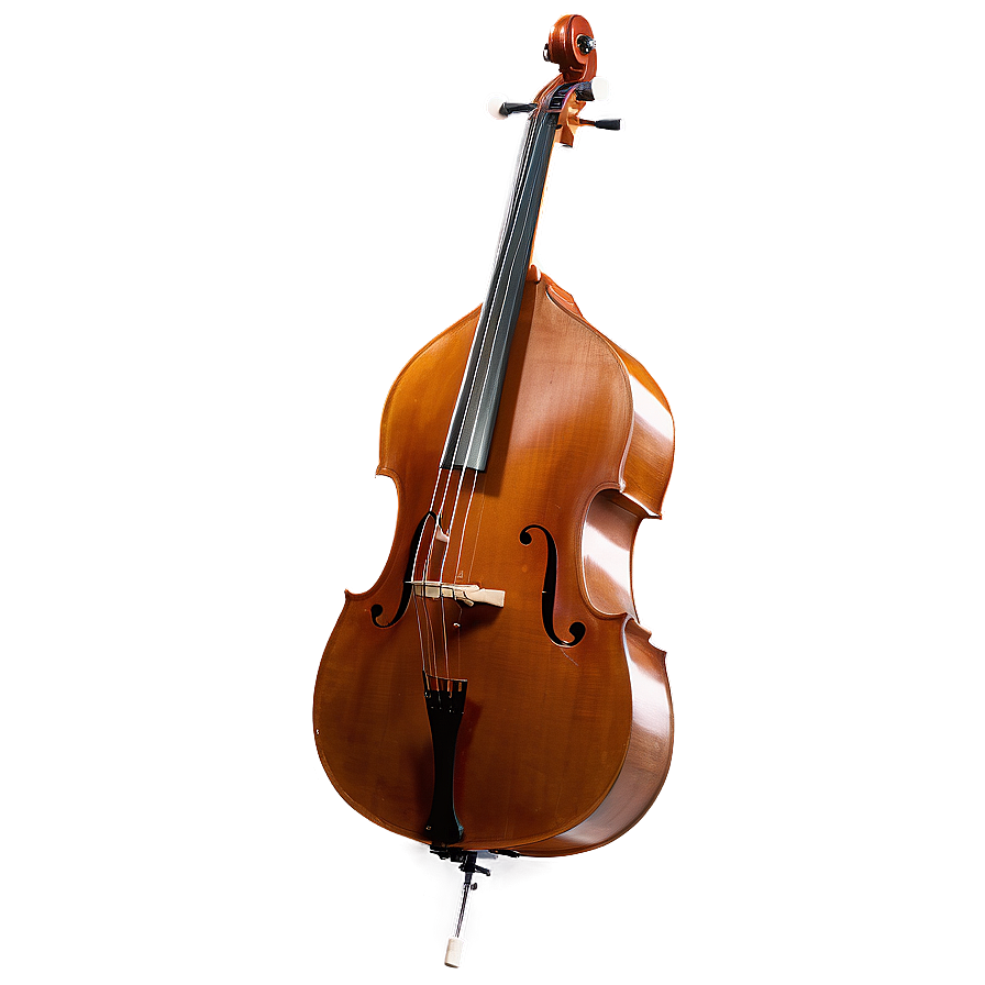 Double Bass Side View Png 06242024 PNG image