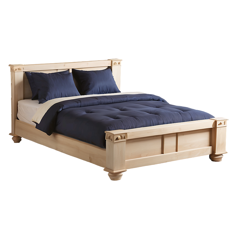 Double Bed For Guest Room Png 06282024 PNG image