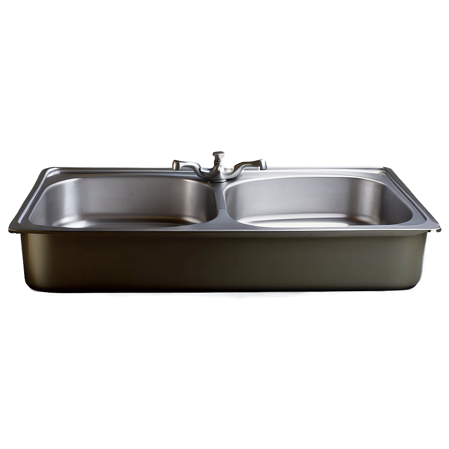 Double Bowl Kitchen Sink Png 06122024 PNG image