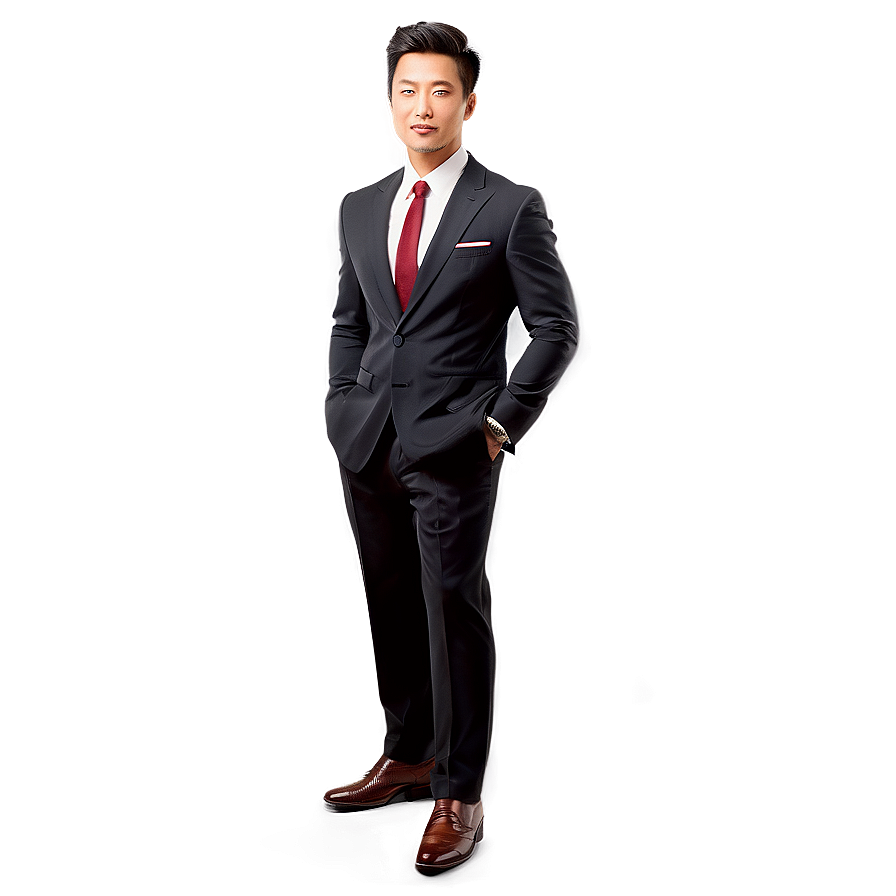 Double-breasted Business Suit Png Xqq4 PNG image